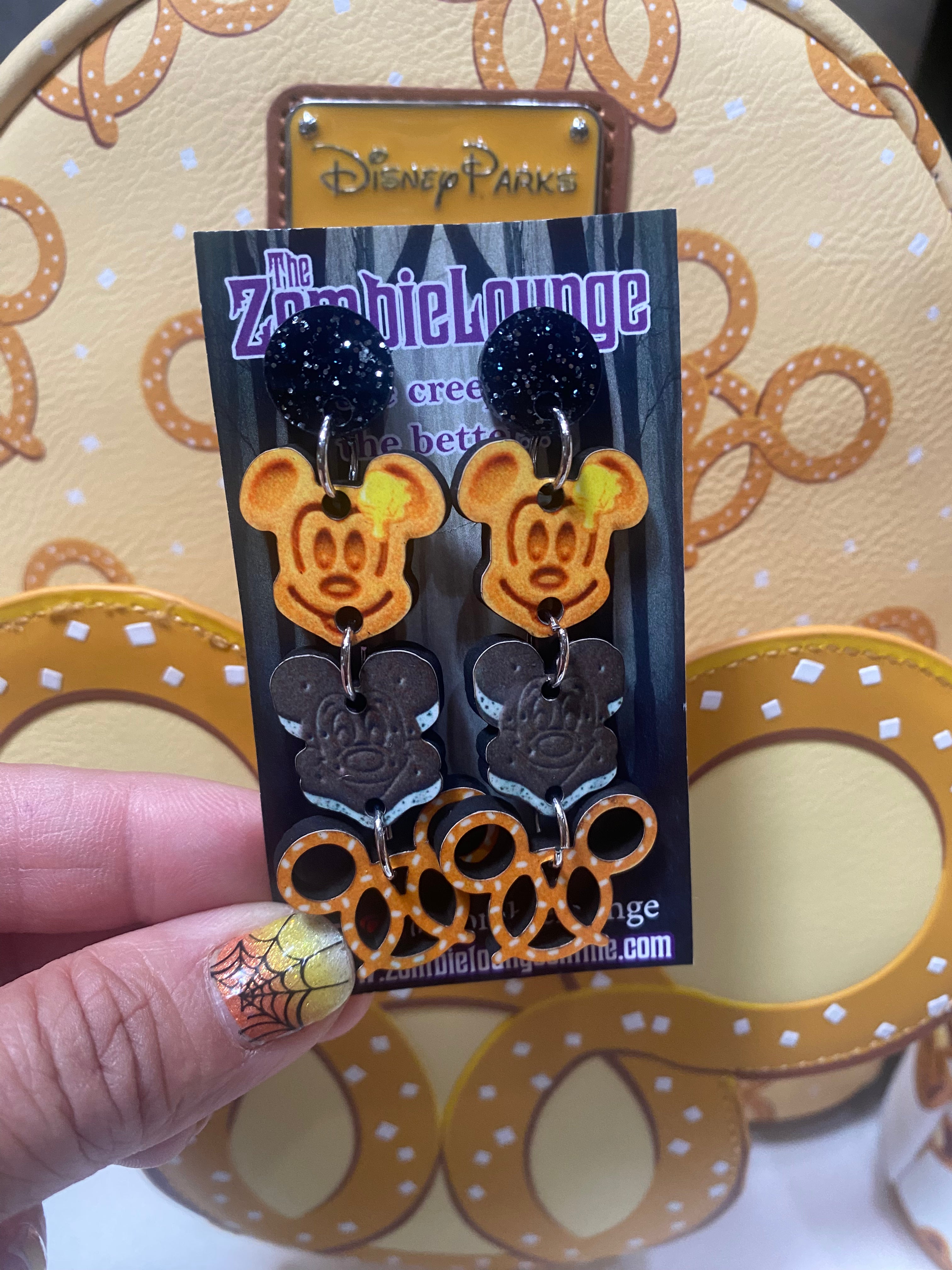 Cute Mouse-Shaped Snack Earrings for Women - Fun Animal Jewelry for Casual Wear & Gifts - Perfect for Parties, Cosplay, and Everyday Fashion