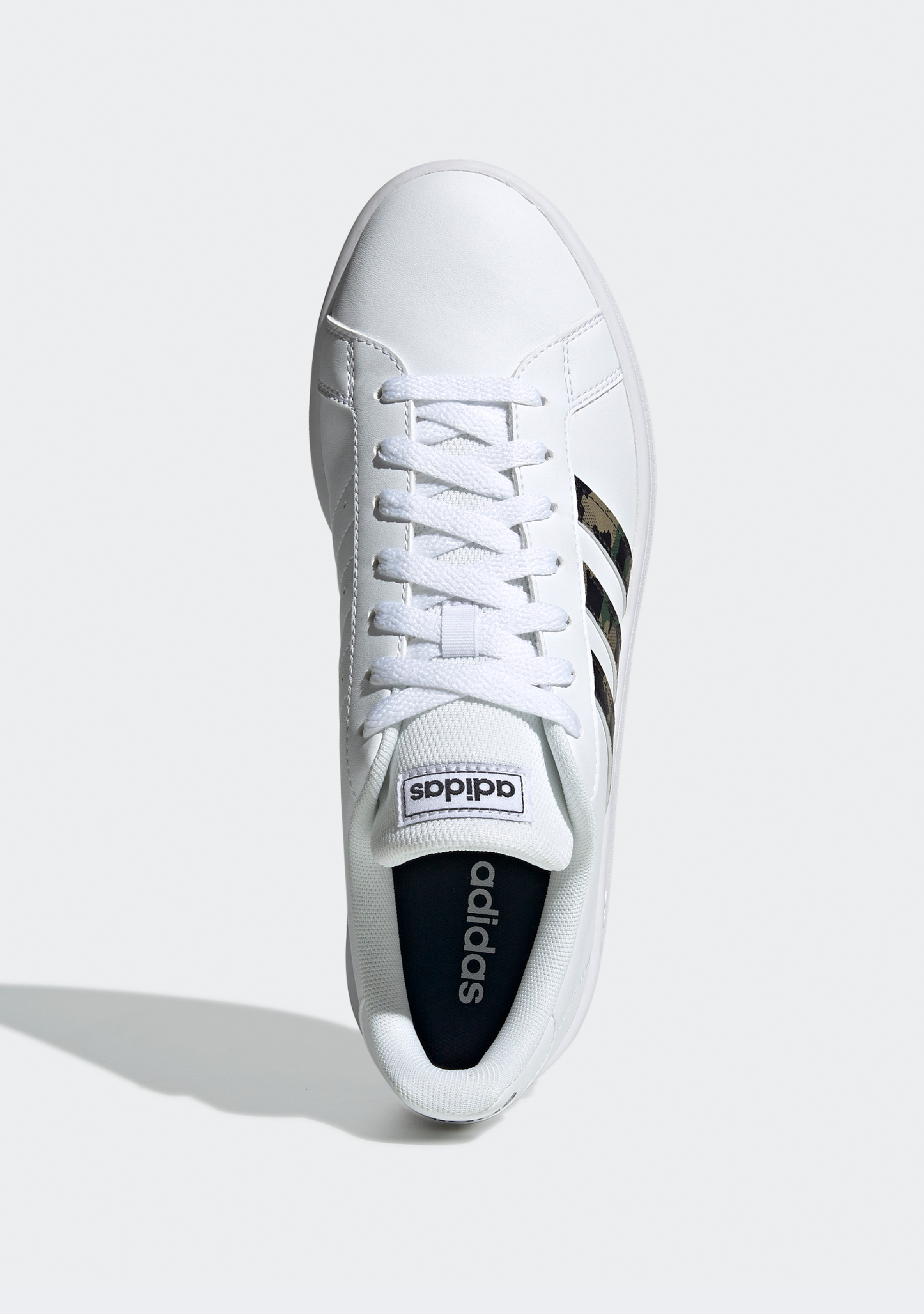 Adidas Men's Grand Court Base Sneakers - Comfortable & Stylish White Tennis Shoes for Casual Wear, Running & Gym Workouts