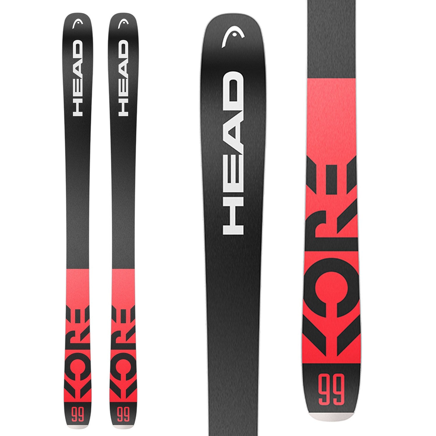 2021 Head Kore 99 Flat Ski - Lightweight All-Mountain Skis for Men & Women | Perfect for Powder, Groomers & Backcountry Adventures