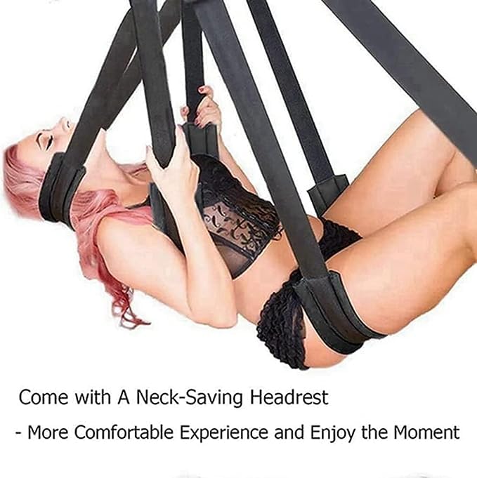 Heavy Duty 800lbs Sex Swing Ceiling Mount - 360° Swivel Adjustable Bondage Kit for Adults - Perfect for Bedroom, BDSM, and Spinning Play