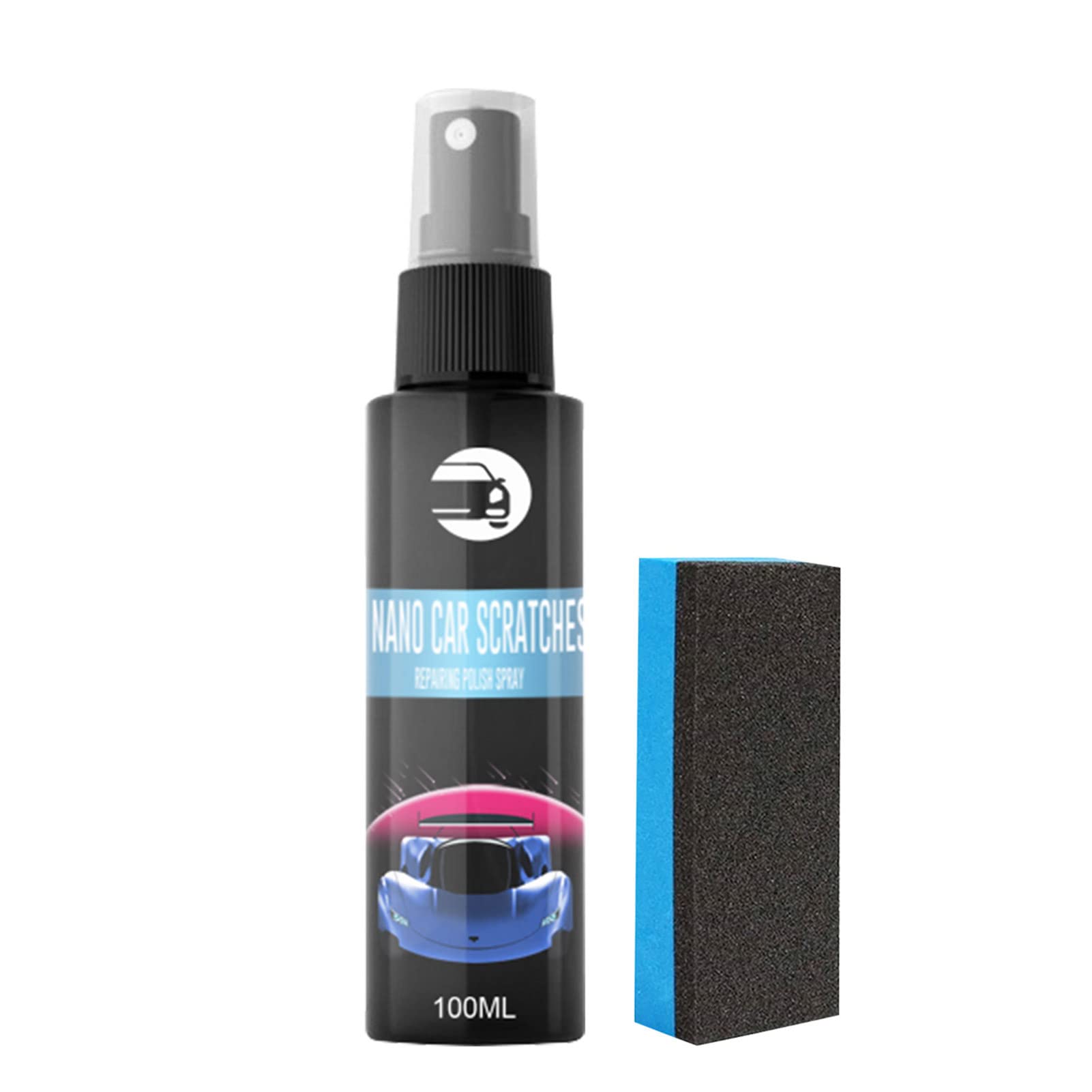 Car Scratch & Swirl Remover - Professional Paint Scratch Repair Kit, Swirl Mark Removal Spray for Car Detailing | Restores Shine & Eliminates Water Spots | Perfect for DIY Auto Care & Professional Detailing