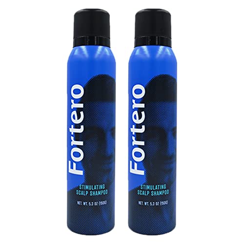 Fortero Carbonic Acid Shampoo for Hair Growth & Hair Loss Treatment - Volumizing & Thickening Shampoo for Men & Women with Thin, Dry or Damaged Hair - Anti-Dandruff Formula - 2 Pack (Amazon Exclusive) - Perfect for Daily Use & Scalp Care Routine