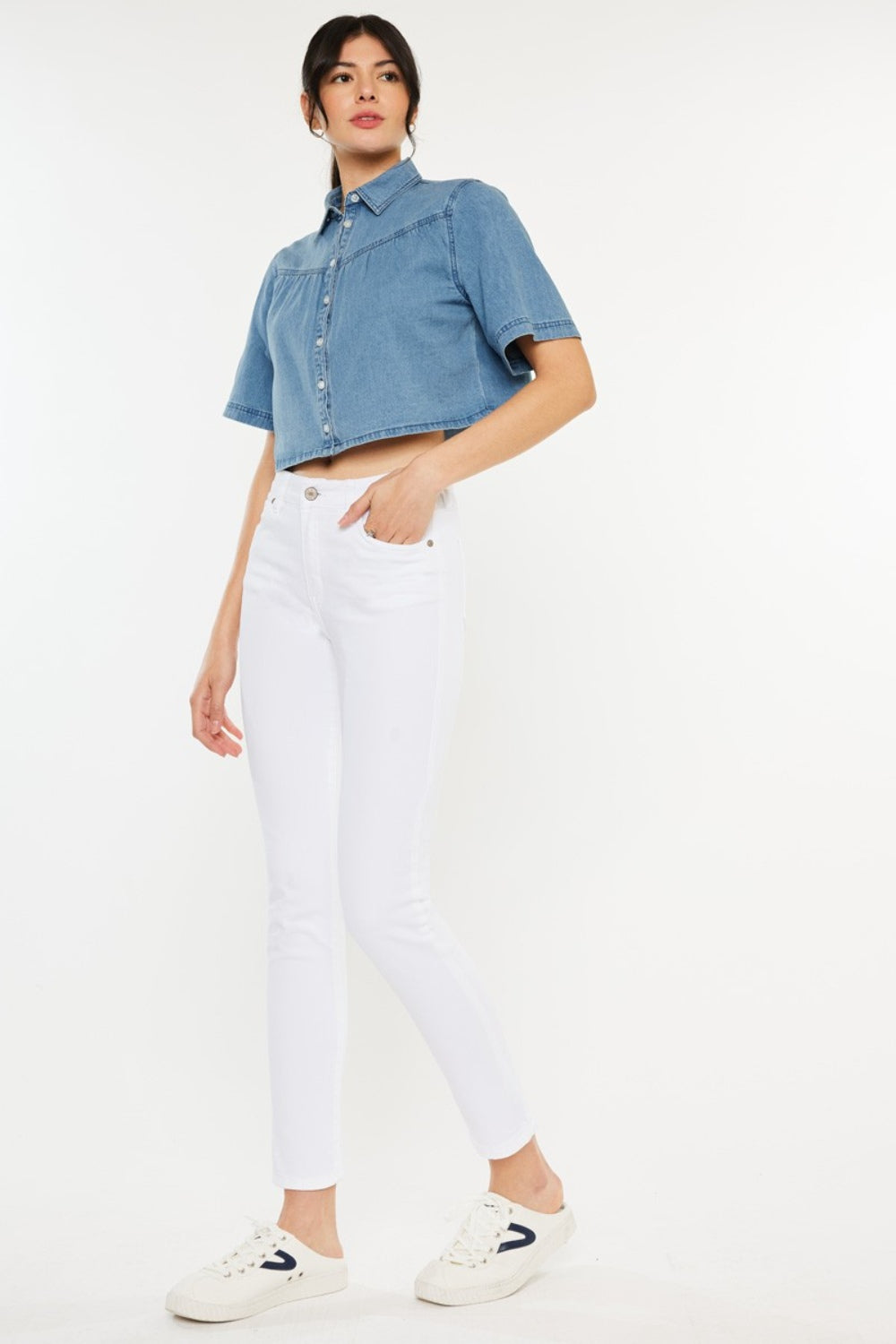 Kancan High Rise Ankle Skinny Jeans for Women - Stretch Denim Pants, Slim Fit, Comfortable & Trendy - Perfect for Casual Outfits, Date Nights & Everyday Wear