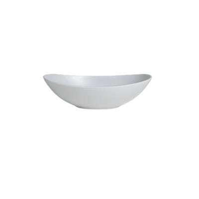 Steelite Varick 1.75 Oz White Oval Bowl - Set of 36 - Perfect for Restaurants, Catering & Buffet Service