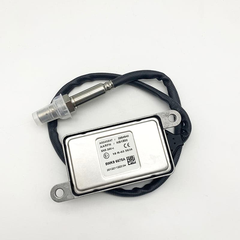 NOx Nitrogen Oxide Sensor 24V for Cummins DAF - 5WK96675A, 2894940, 2871979, 4984577, 4954222, 1705572 - Compatible with Heavy-Duty Trucks & Diesel Engines
