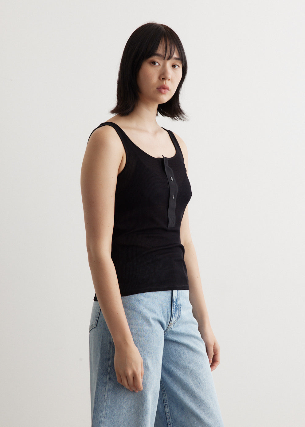 Black Sleeveless Tank Top for Women - Soft Cotton Casual Shirt - Perfect for Gym, Yoga, and Summer Outfits
