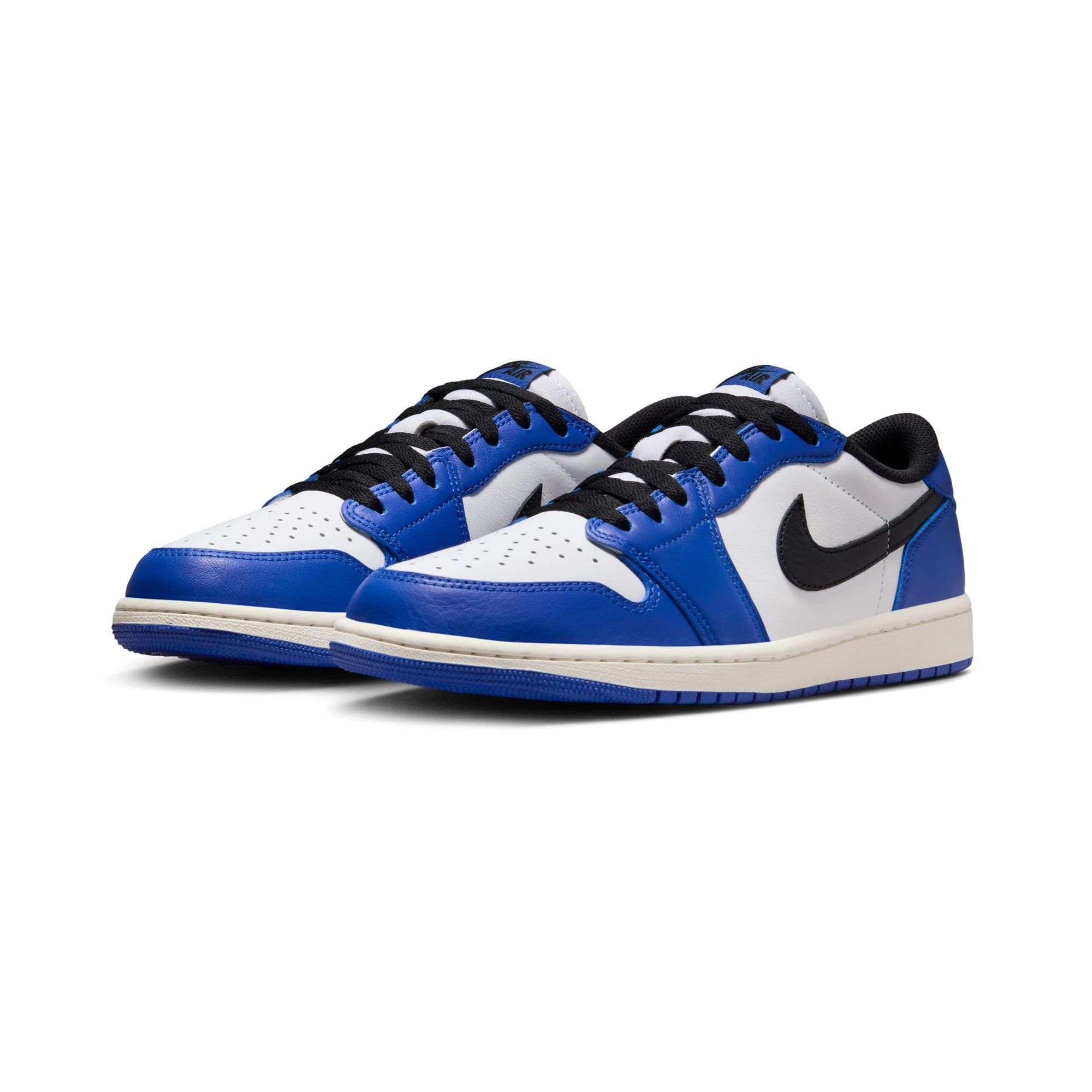 Air Jordan 1 Retro Low OG Sneakers - Game Royal/White/Black Basketball Shoes for Men | Casual Wear & Street Style Fashion