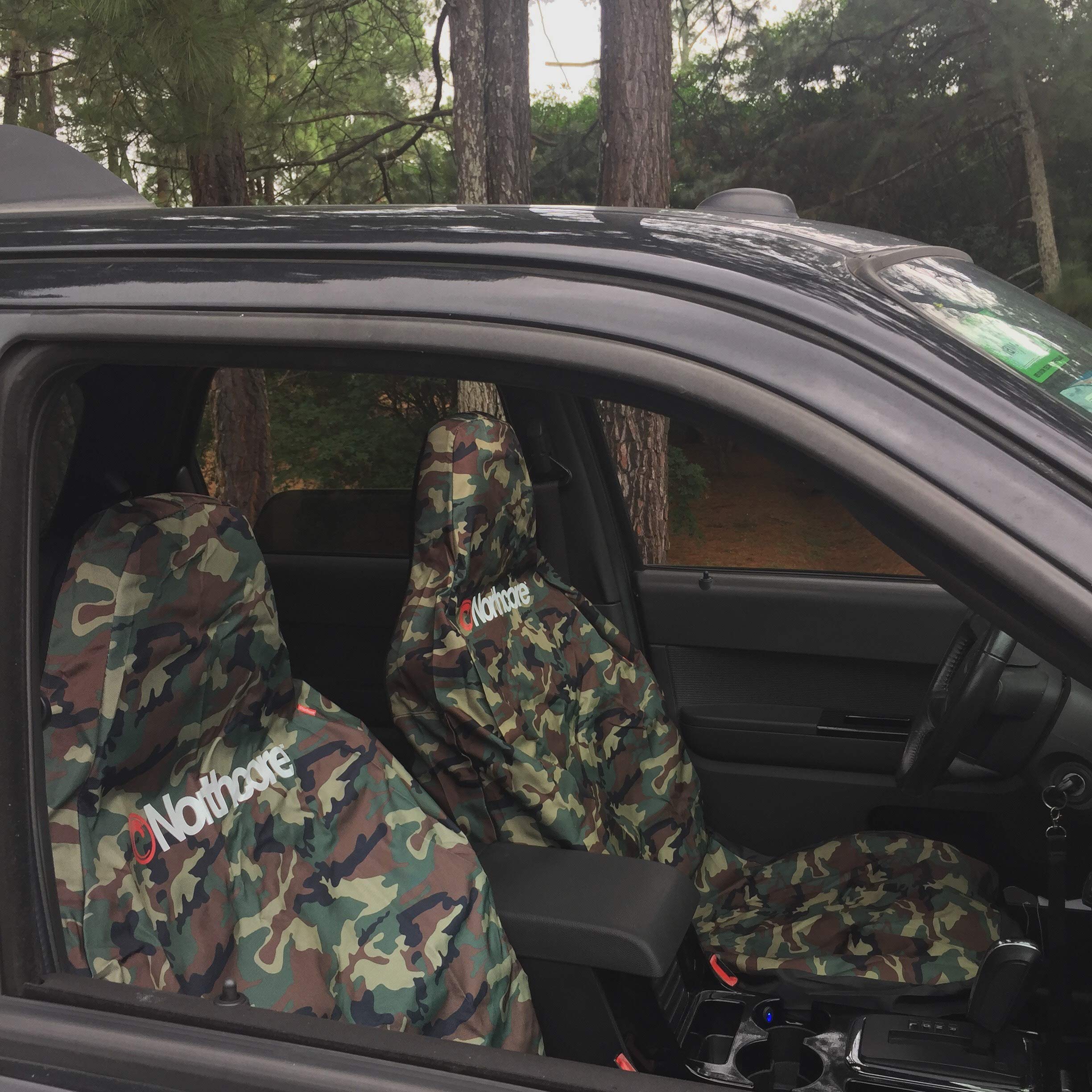 Northcore Camouflage Van and Car Seat Cover - Durable, Waterproof, Universal Fit for Trucks, SUVs, and Sedans - Perfect for Hunting, Camping, and Outdoor Adventures