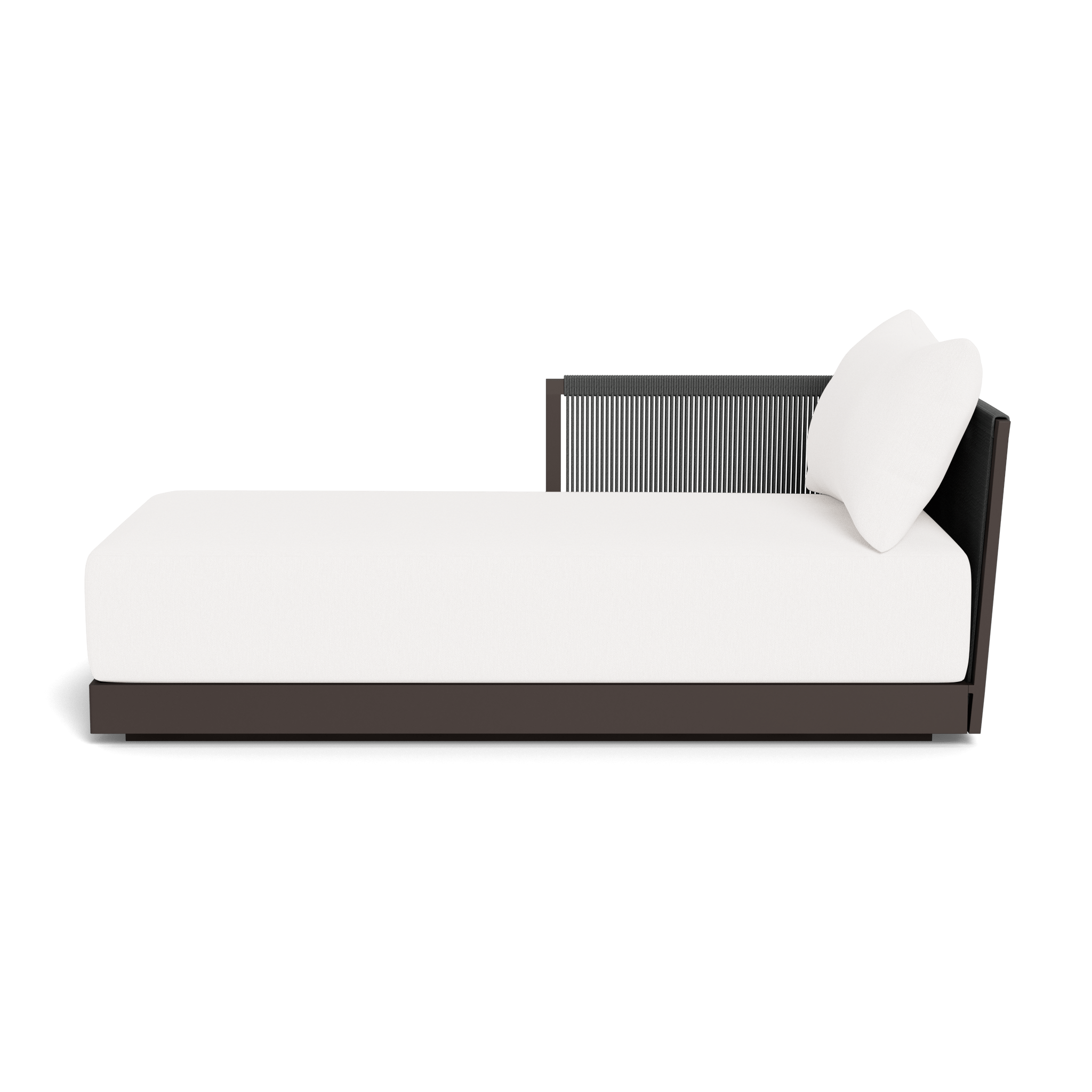 Antigua Chaise Lounge Left - Modern Outdoor Patio Furniture for Relaxing in Your Garden or Poolside