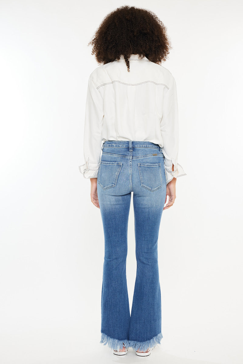 Eileen High Rise Bootcut Jeans for Women - Stretchy Denim Pants with Flattering Fit - Perfect for Casual Wear, Office & Night Out