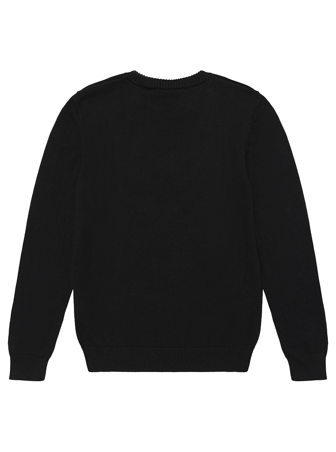 Black Long Sleeve Jumper for Kids (7-16 Years) - Warm & Comfortable Winter Pullover for School, Playdates & Outdoor Activities