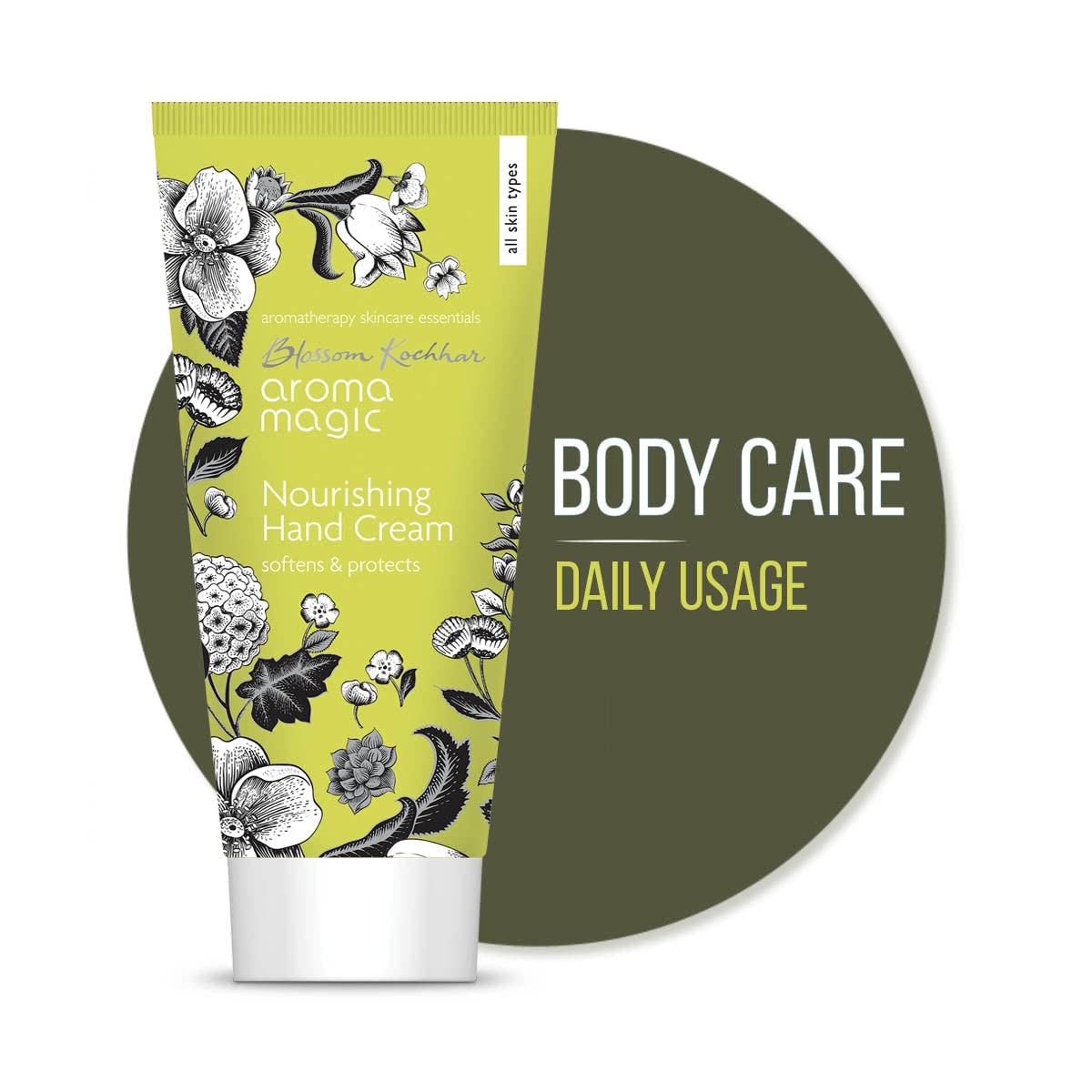 **Aroma Magic Combo: Nourishing Hand Cream (50g) + Soothing Cream (25g) for Dry, Cracked Skin, Burns & Cuts – Pack of 2 | Hydrating Skincare for Hands & Feet, Perfect for Winter Care & Daily Moisturizing**