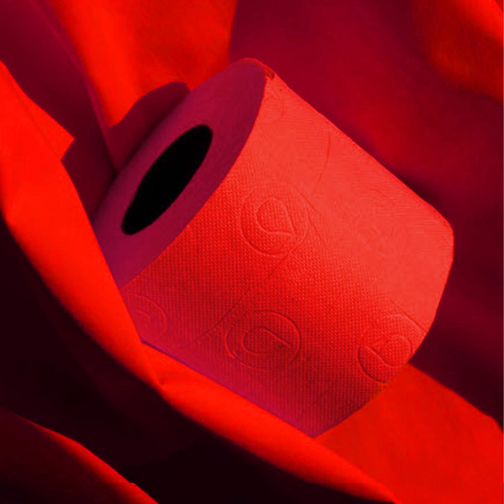 Premium Soft Toilet Tissue - 6 Rolls, Red Bathroom Tissue for Home & Office Use - Gentle & Strong, Septic Safe, Perfect for Everyday Comfort & Guest Bathrooms