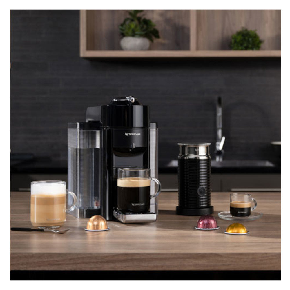 De'Longhi NESPRESSO Vertuo Coffee & Espresso Machine with Aeroccino Milk Frother - Red (ENV135RAECA) | Perfect for Home & Office Brewing