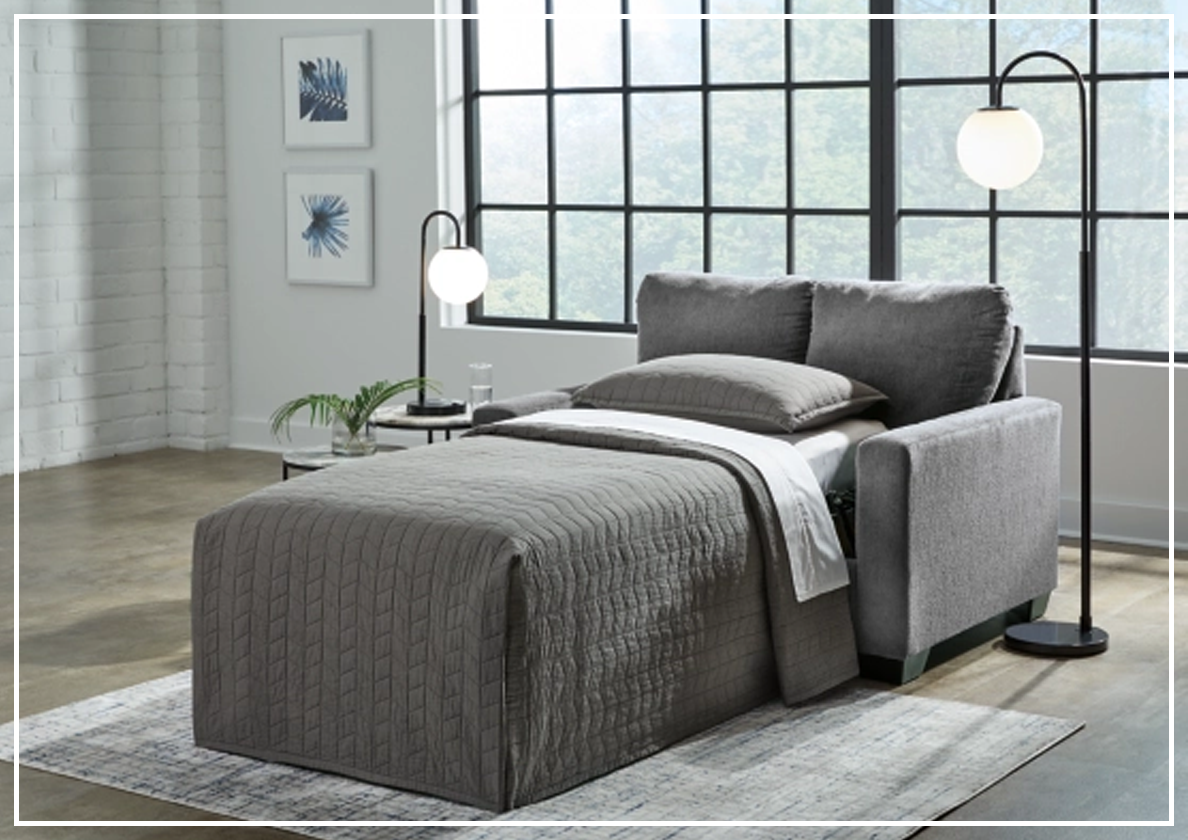 Gio Italia Rome Fabric Sofa Sleeper - Convertible Queen, Full XL & Twin Size Bed for Small Spaces | Comfortable Sleeper Sofa for Living Room, Guest Room & Apartments