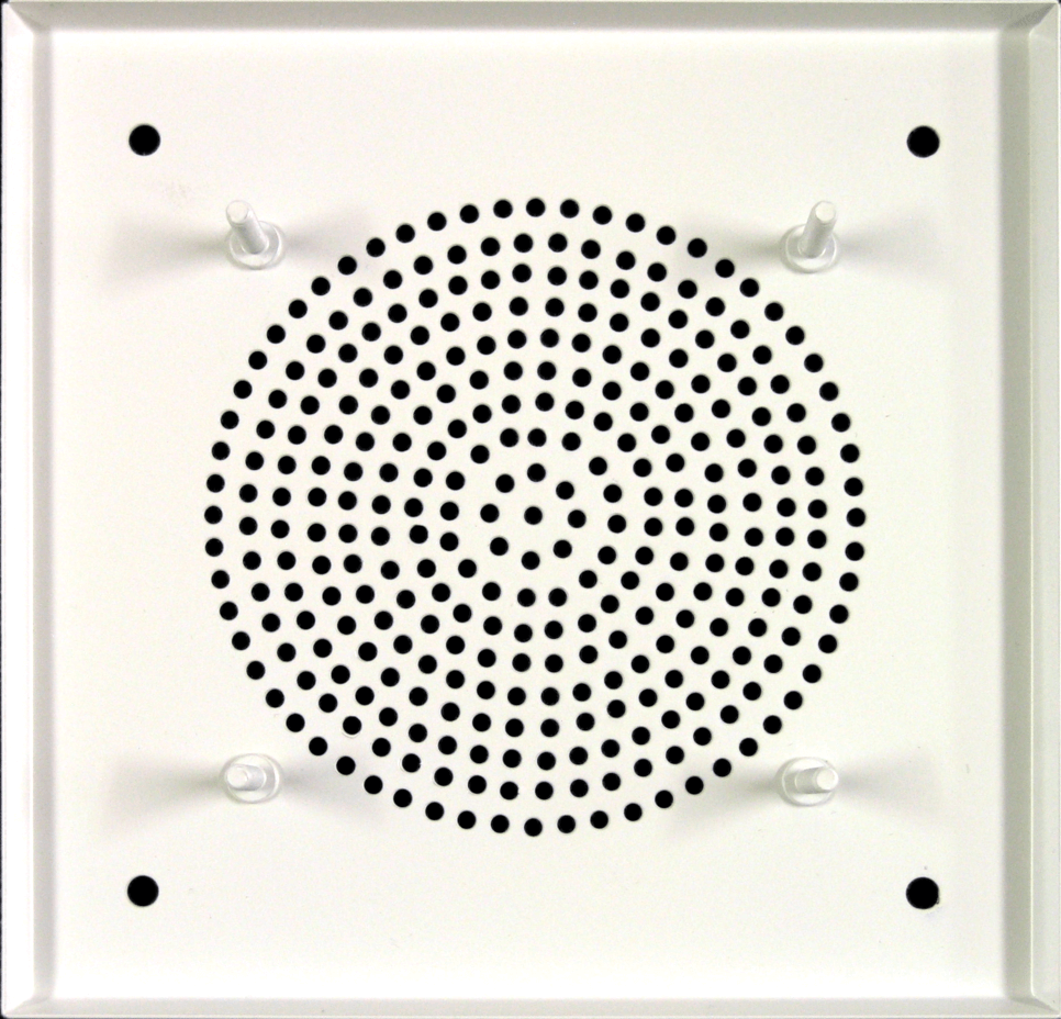 McBride MC70 White Ceiling Speaker Baffle - High-Quality Soundproof Cover for In-Ceiling Speakers | Perfect for Home Theater, Office & Commercial Audio Systems