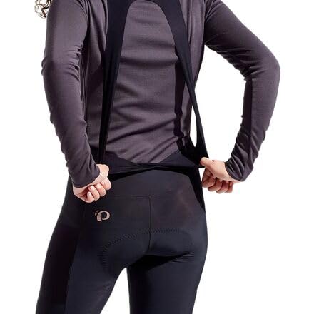 PEARL IZUMI Women's Thermal Cycling Bib Tights - Breathable Water-Resistant Winter Bike Pants with Elite Chamois & Reflective Safety Elements for Road Biking & Cold Weather Training