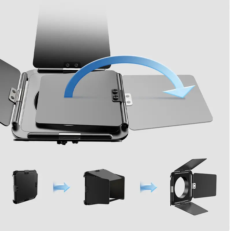 Ulanzi 4 Leaf Barndoor Kit with Mini Bowens Mount L059GBB1 - Perfect for Photography & Video Lighting Control, Studio and On-Location Shoots