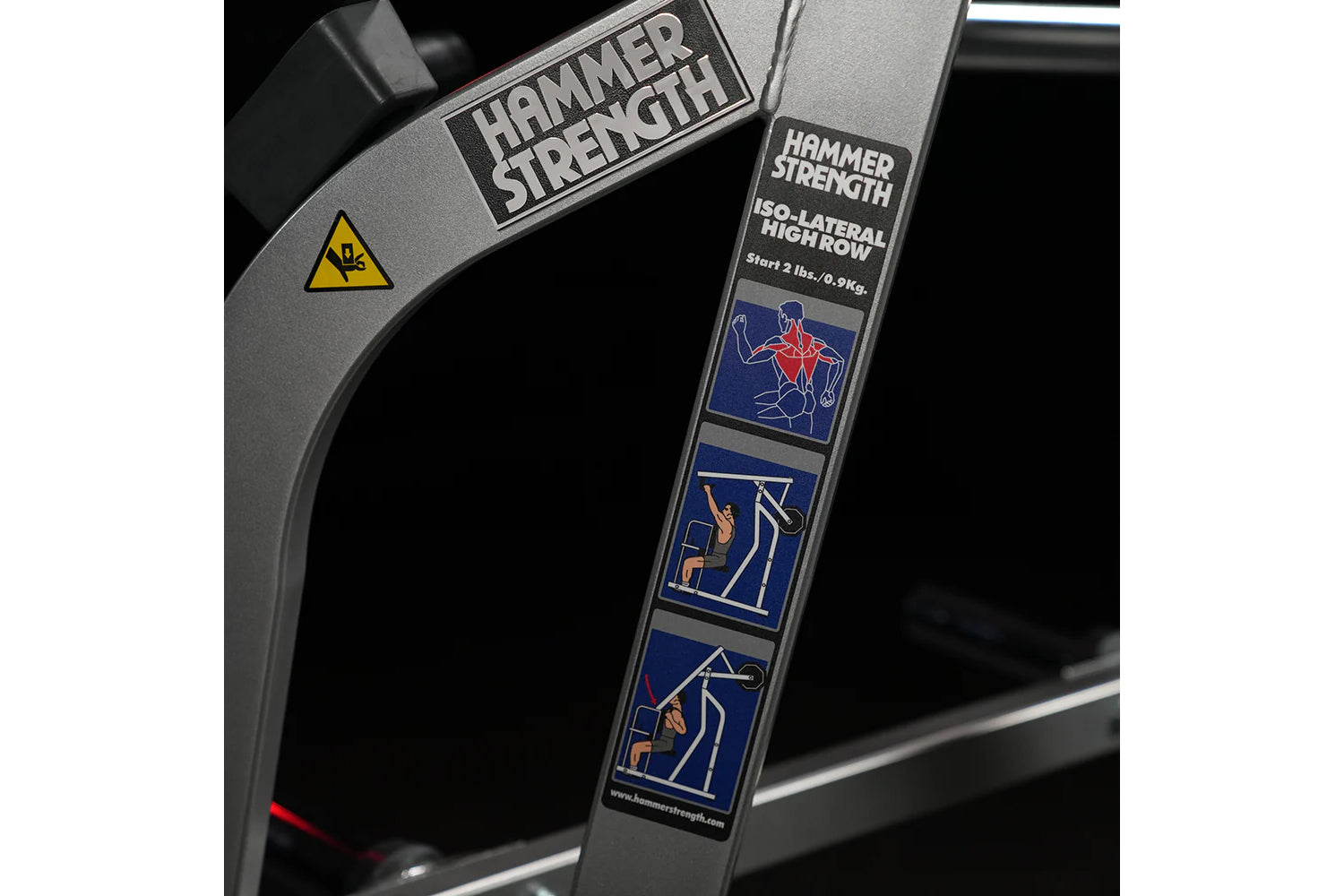 Hammer Strength Iso Lateral High Row Machine - Commercial Gym Equipment for Back Workouts & Strength Training | Perfect for Home Gyms & Fitness Centers