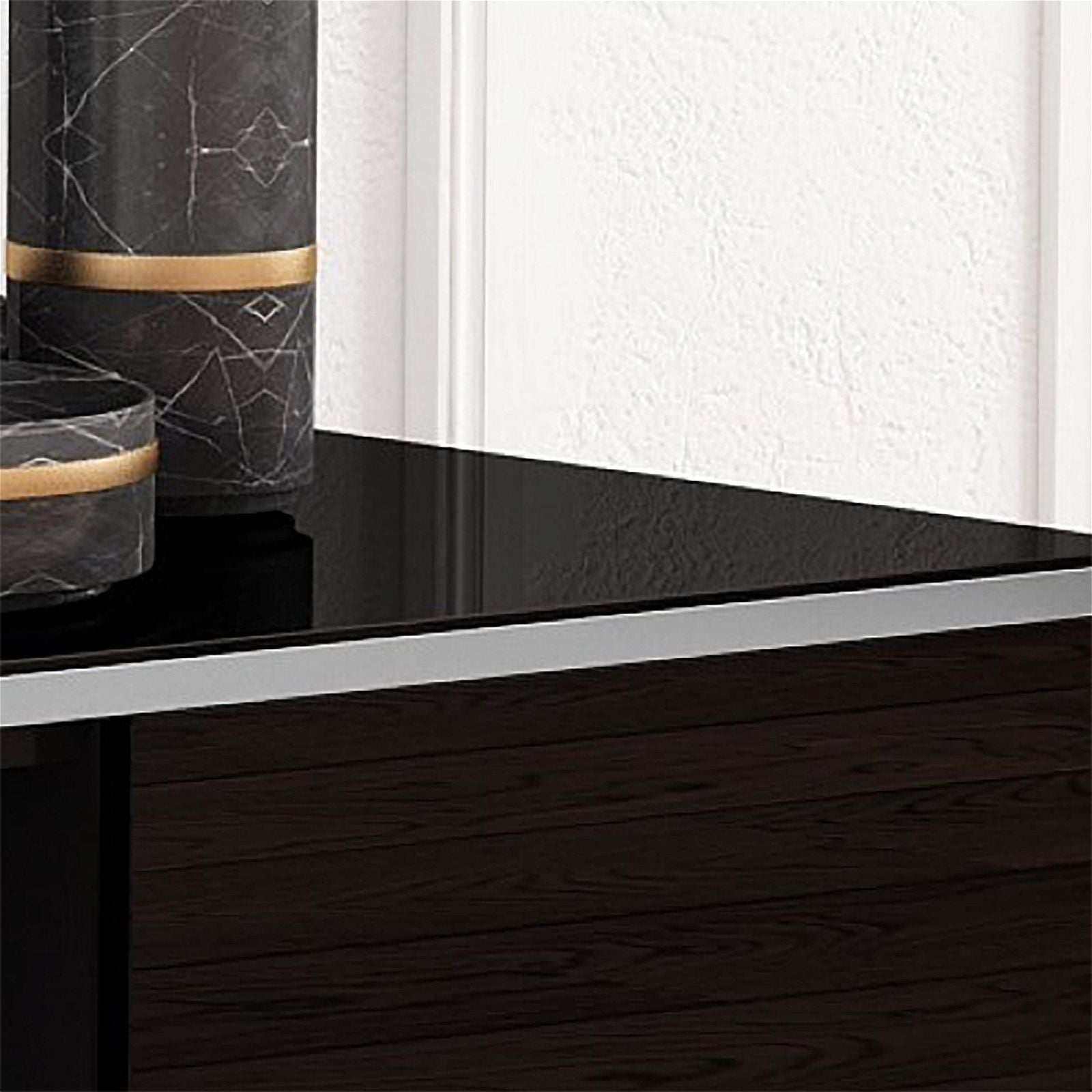 Tauris™ RIO2200LL Black TV Stand Entertainment Center - Modern Media Console for Living Room, Home Theater & Gaming Setup