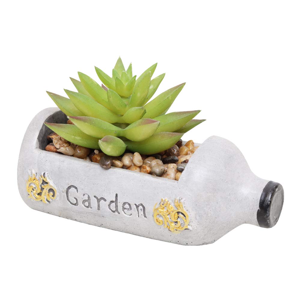 PartyKindom Artificial Potted Plant - Lifelike Fake Succulent Decor for Home, Office, Wall & Room Decoration | Perfect for Living Room, Bedroom, Bathroom & Wedding Decor