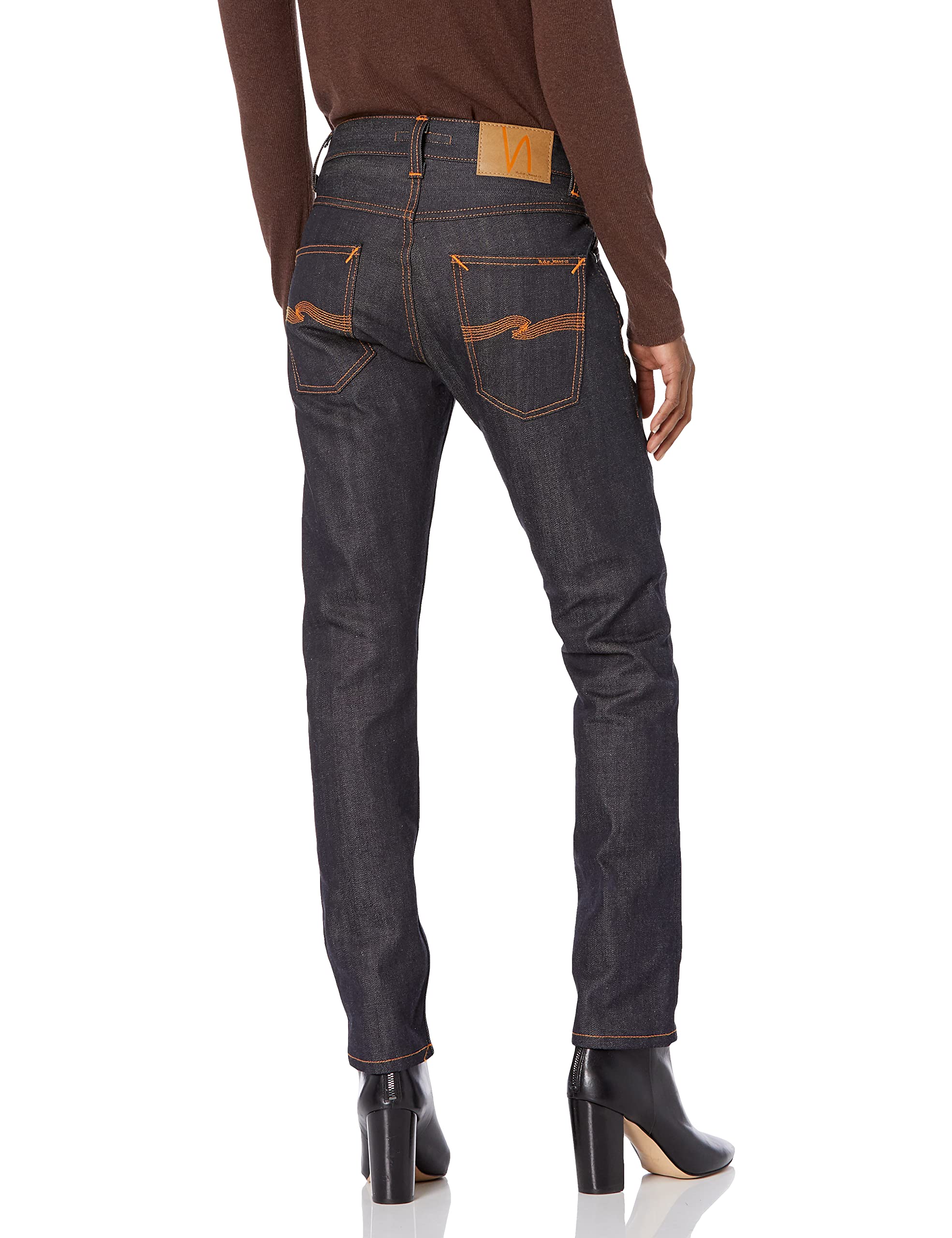 Nudie Jeans Grim Tim Dry Selvage - Premium Raw Denim Jeans for Men | Slim Fit, High-Quality Selvedge | Perfect for Casual Wear & Street Style