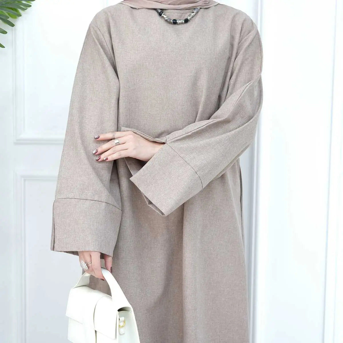 Turkish Loose Abaya Dress for Women - Comfortable Daily Wear Islamic Modest Clothing for Prayer, Mosque & Casual Outfits