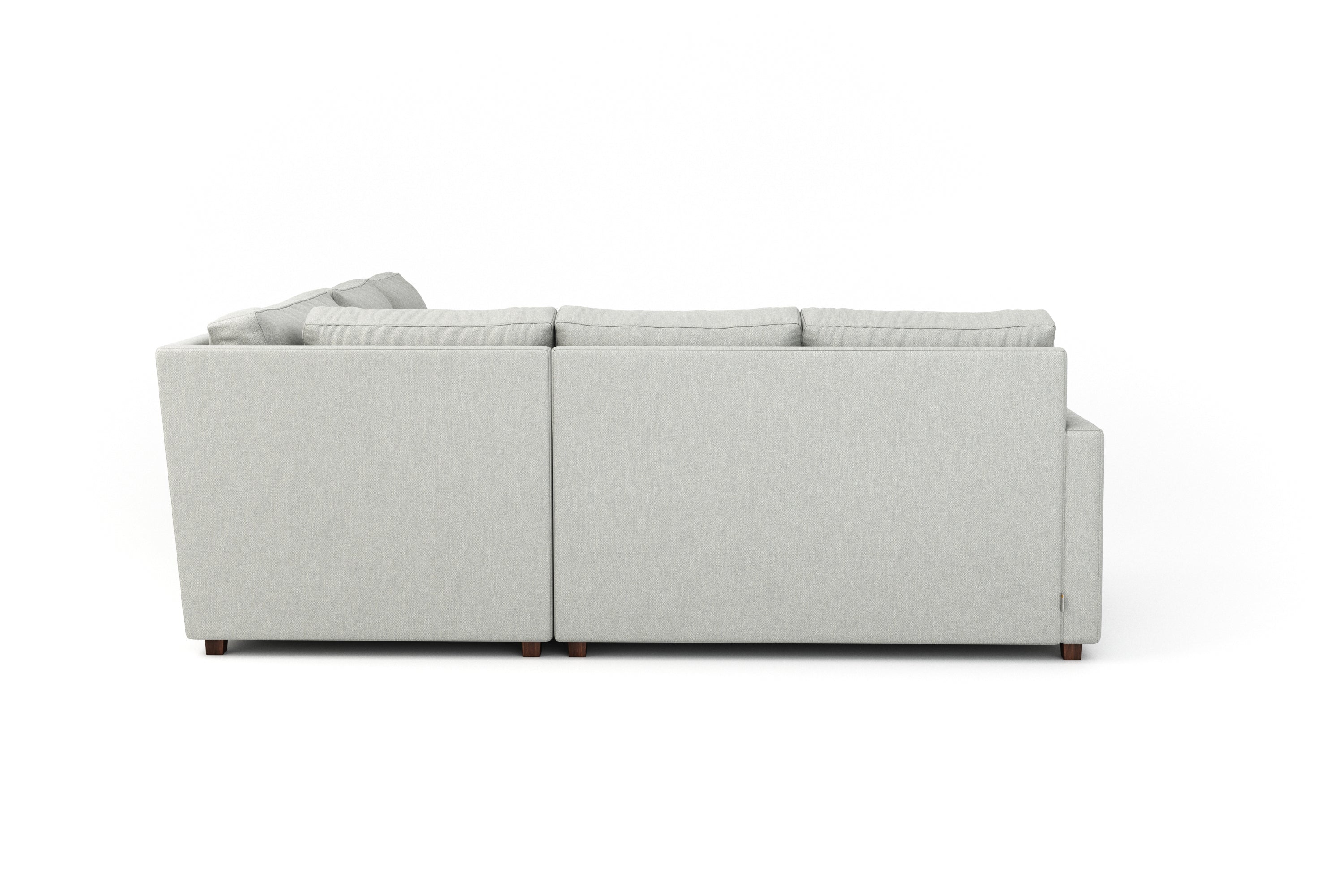 Comfortable Couch Potato Lite Sectional Sofa - Modern L-Shaped Living Room Furniture for Small Spaces | Perfect for Apartments, Lounging & Movie Nights
