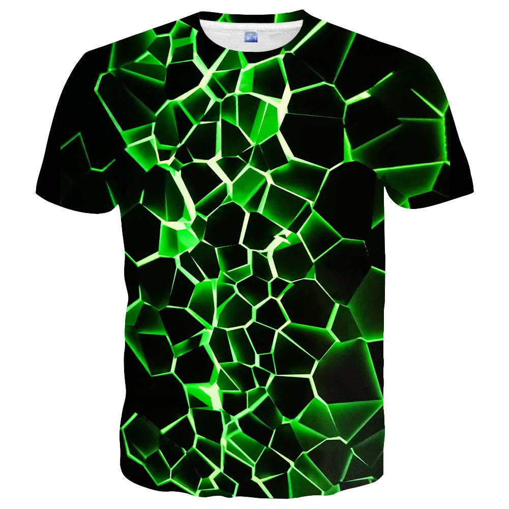 LAIDIPAS Unisex Graphic Tees - 3D Printed Short Sleeve T-Shirts for Men & Women | Trendy Casual Wear for Street Fashion, Parties & Everyday Outfits