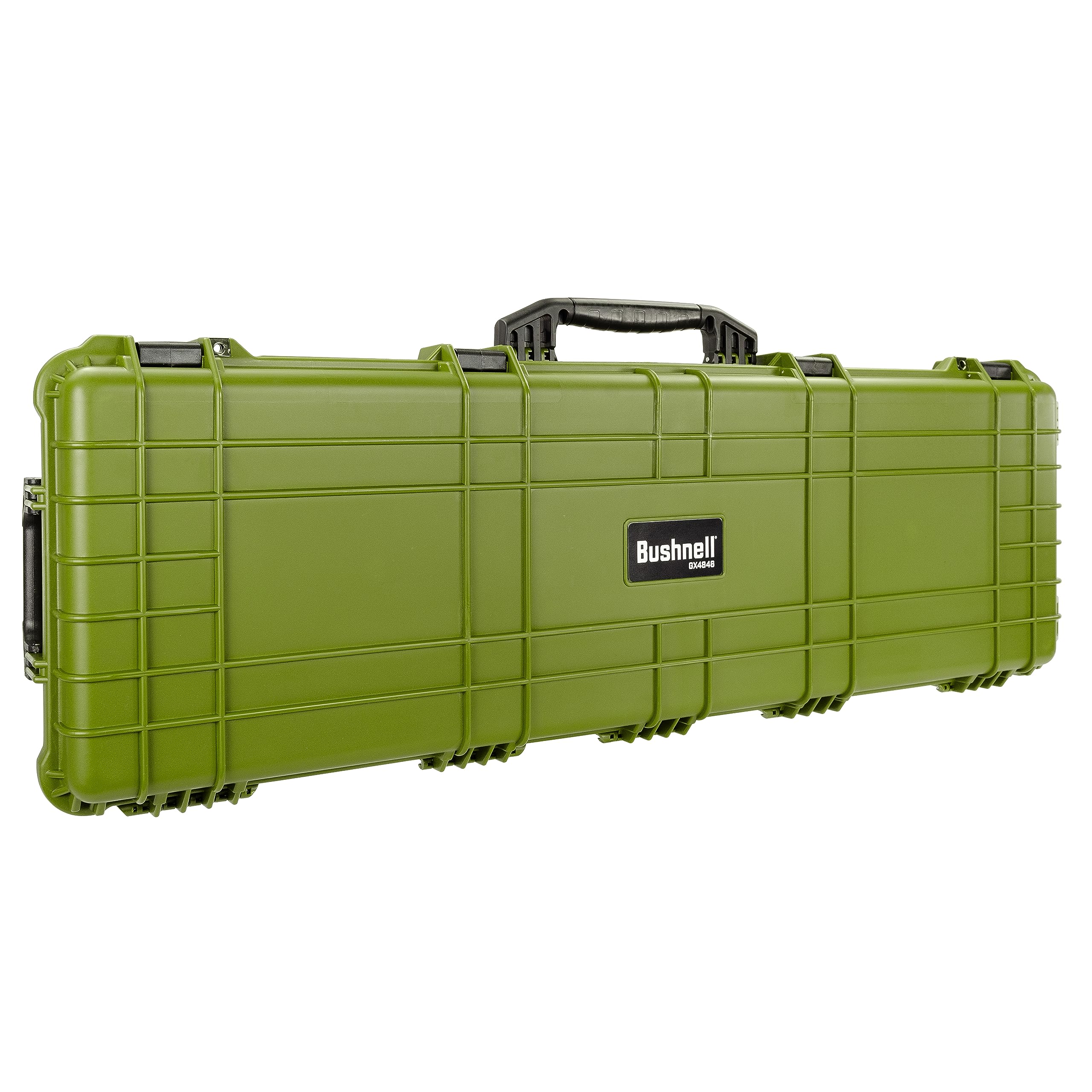Bushnell 44 Inch Hard Rifle Case - Waterproof, Shockproof, TSA Approved with Wheels - Durable Gun Storage for Hunting, Shooting Range & Air Travel