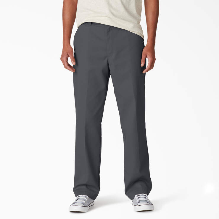 Dickies Skateboarding Regular Fit Twill Pants for Men - Durable Work & Casual Pants in Charcoal - Perfect for Skateboarding, Workwear & Everyday Street Style