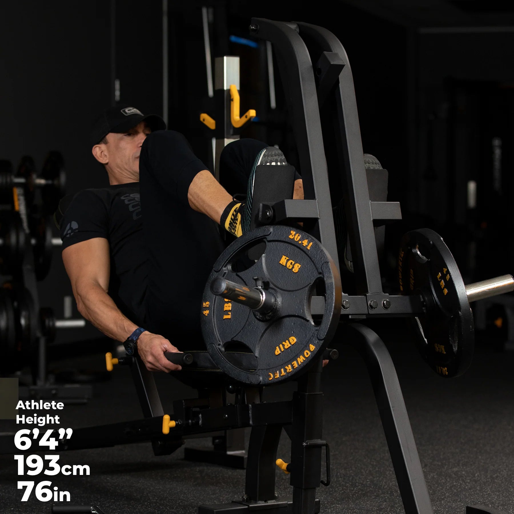 Powertec Leg Press Accessory WB LPA24 - Heavy Duty Home Gym Equipment for Strength Training & Leg Workouts - Perfect for Home Fitness, Bodybuilding & CrossFit Training