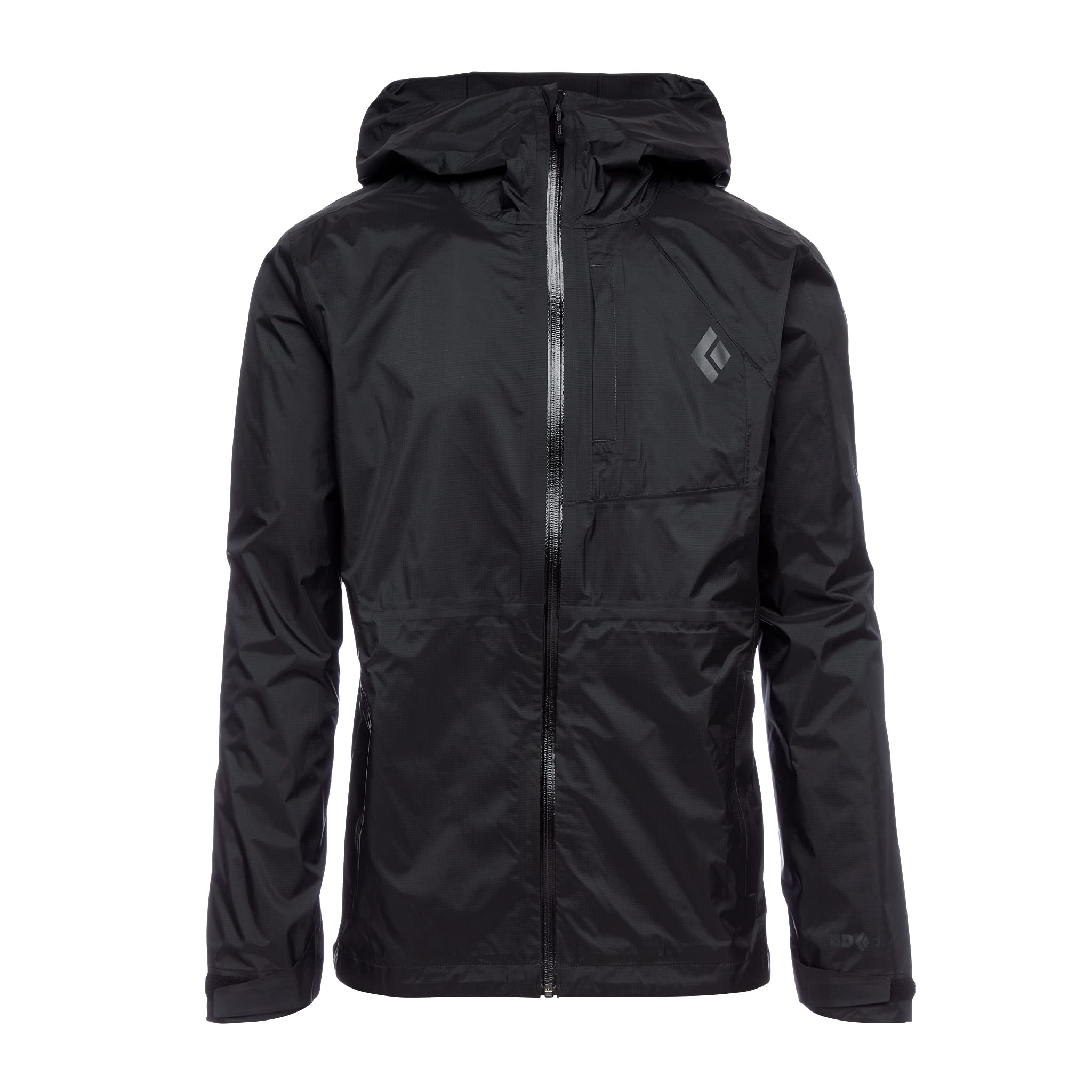Black Diamond Equipment M Treeline Rain Shell Jacket - Waterproof Hiking & Outdoor Gear for Men - XL Black - Perfect for Camping, Backpacking & Mountain Adventures