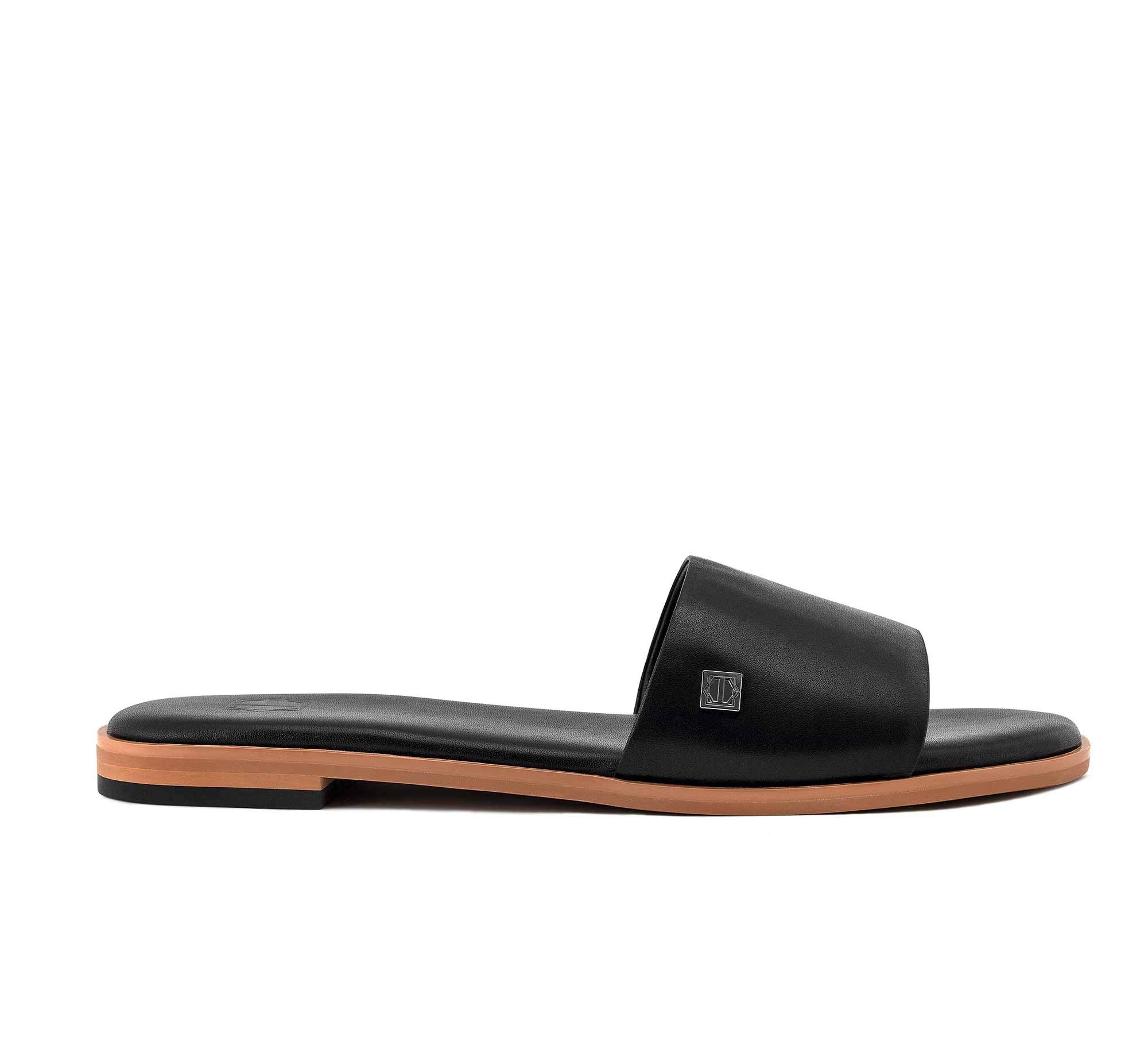 Comfortable Gloria Black Slippers for Women - Soft Indoor/Outdoor House Shoes for Relaxing at Home, Lounging, and Spa Days