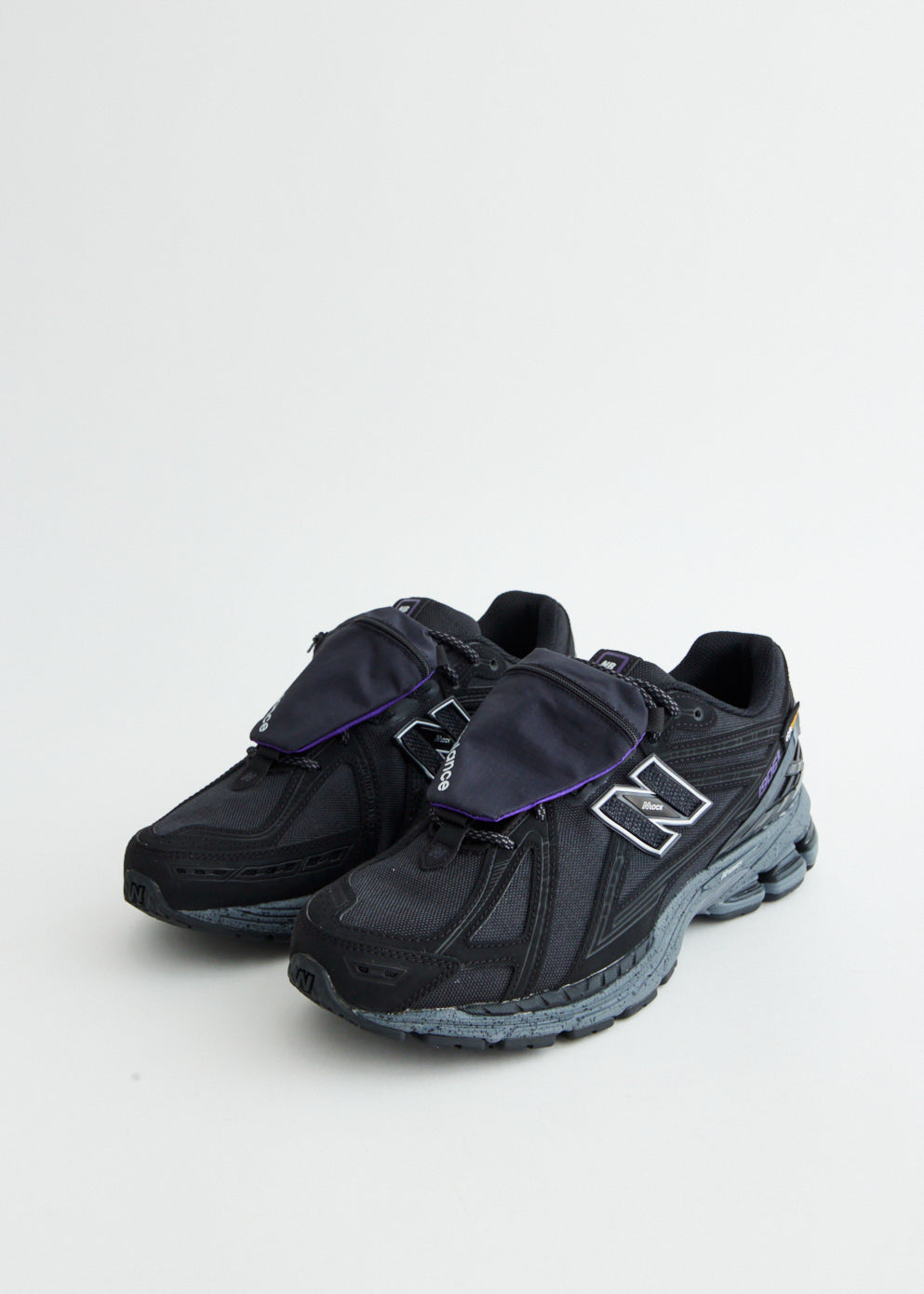 1906 Cordura Pocket Black Sneakers - Durable & Stylish Men's Running Shoes for Outdoor Activities & Casual Wear