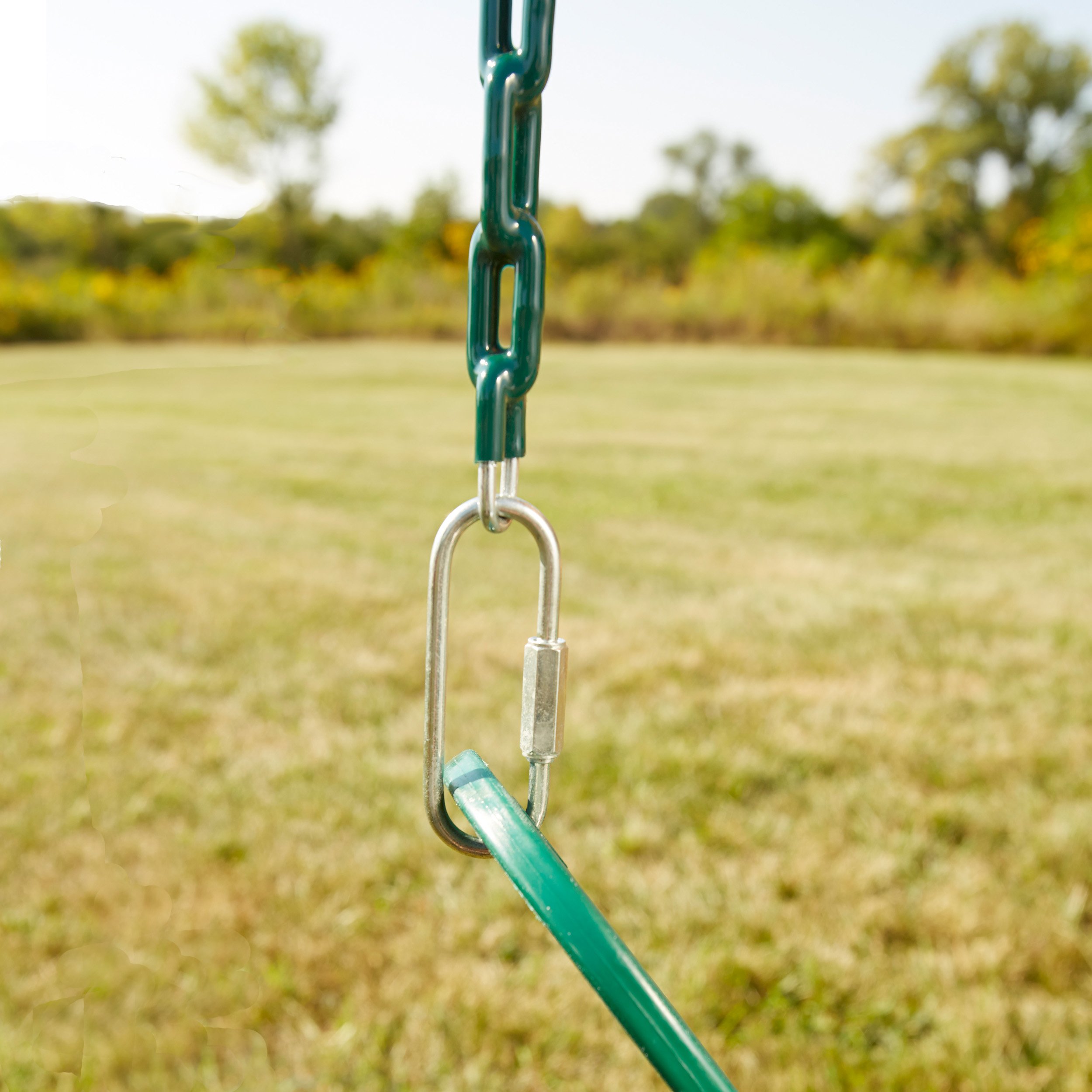 2-Pack Green Swing Seats & Nest Swing Combo - Heavy Duty Swing Set Accessories for Kids, Backyard Playsets - Perfect for Outdoor Play, Parks, and Playgrounds
