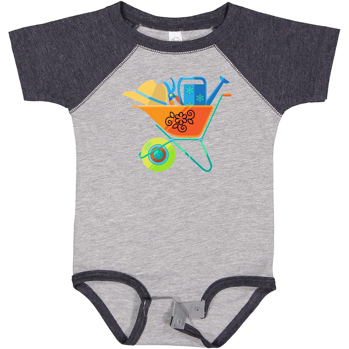 Inktastic Gardener Gardening Tools Baby Bodysuit - Cute Organic Cotton Onesie for Infants & Toddlers - Perfect for Outdoor Play, Gardening Activities & Family Photos