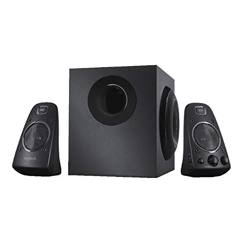 Logitech Z623 400 Watt THX Certified 2.1 Speaker System with Studio Headphones & Audio Cable - Powerful Home Audio for Gaming, Movies & Music