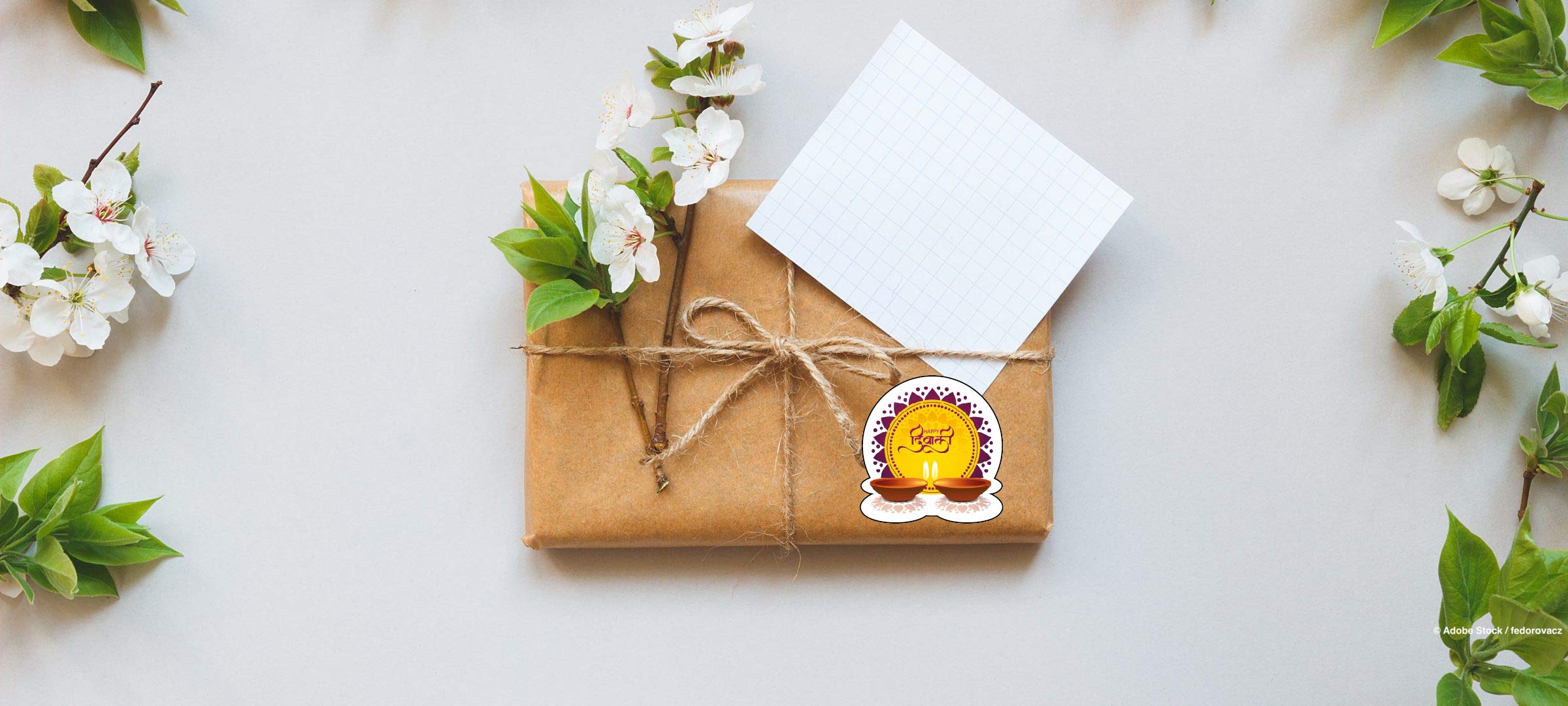Happy Diwali Self-Adhesive Gift Wrap Stickers - 15pcs Festive Shape Labels for Crafts, Packages & Greeting Cards | Perfect for Diwali Decorations, Party Favors & Gift Sealing