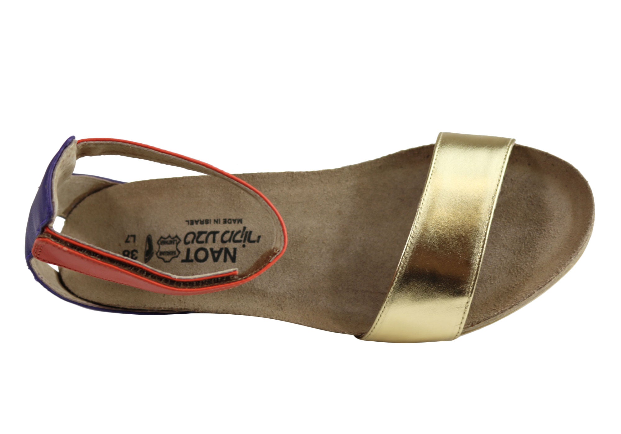 Naot Pixie Women's Leather Comfortable Cushioned Wedge Sandals - Stylish & Supportive Footwear for Walking, Travel & Summer Outfits