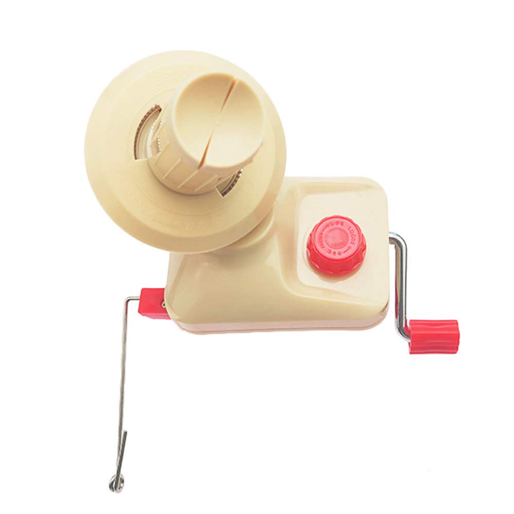 Buwico Manual Yarn Ball Winder - Hand Operated Yarn Spinner for Knitting & Crocheting - Wool String Fiber Roller with Smooth Operation - Perfect for DIY Crafting, Home Knitting Projects & Yarn Organization
