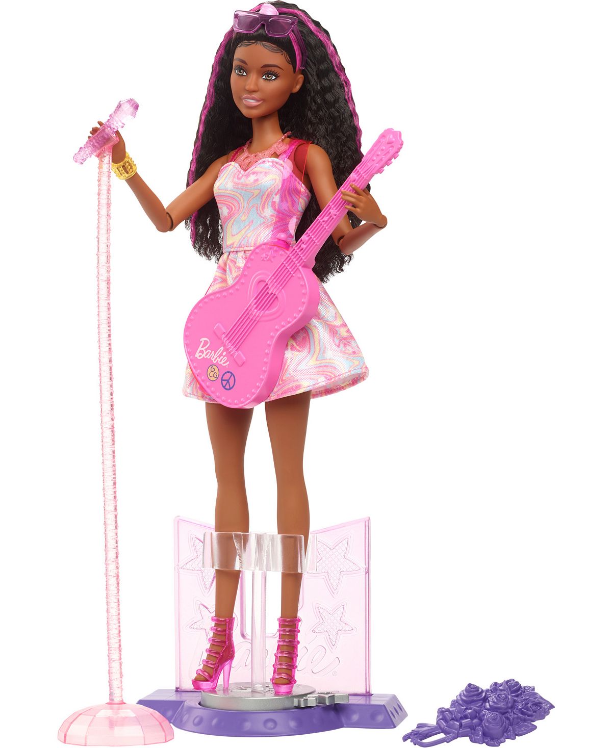 Barbie 65th Anniversary Careers Pop Star Doll with Stage & Accessories - Collectible Fashion Doll for Kids, Perfect Gift for Birthday & Christmas | Stage Play, Role Play & Display