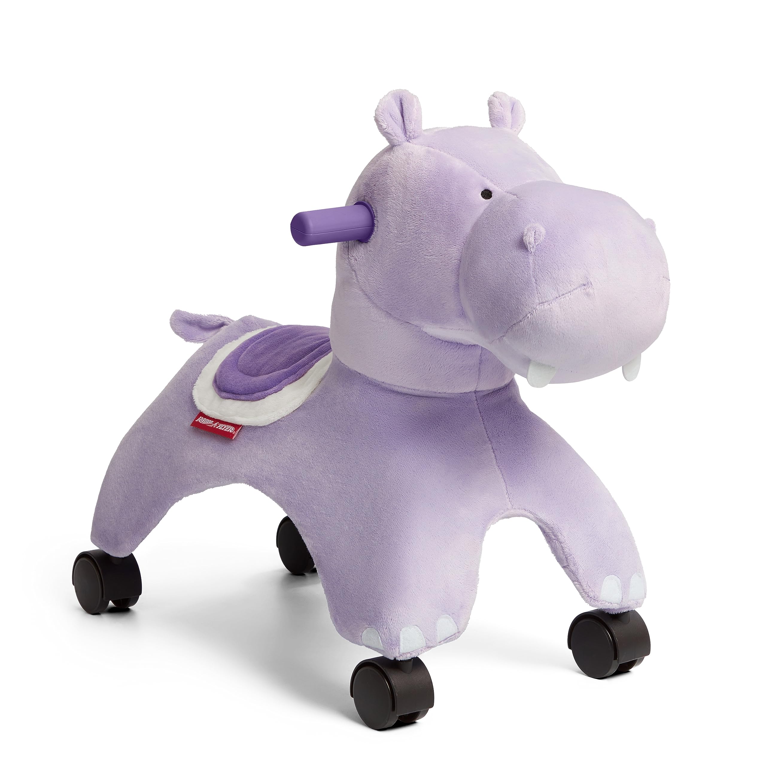 Radio Flyer Holly The Rolling Hippo - Toddler Ride-On Toy for Kids Ages 1-3 Years | Large Push Walker with Wheels | Indoor & Outdoor Play for Early Childhood Development