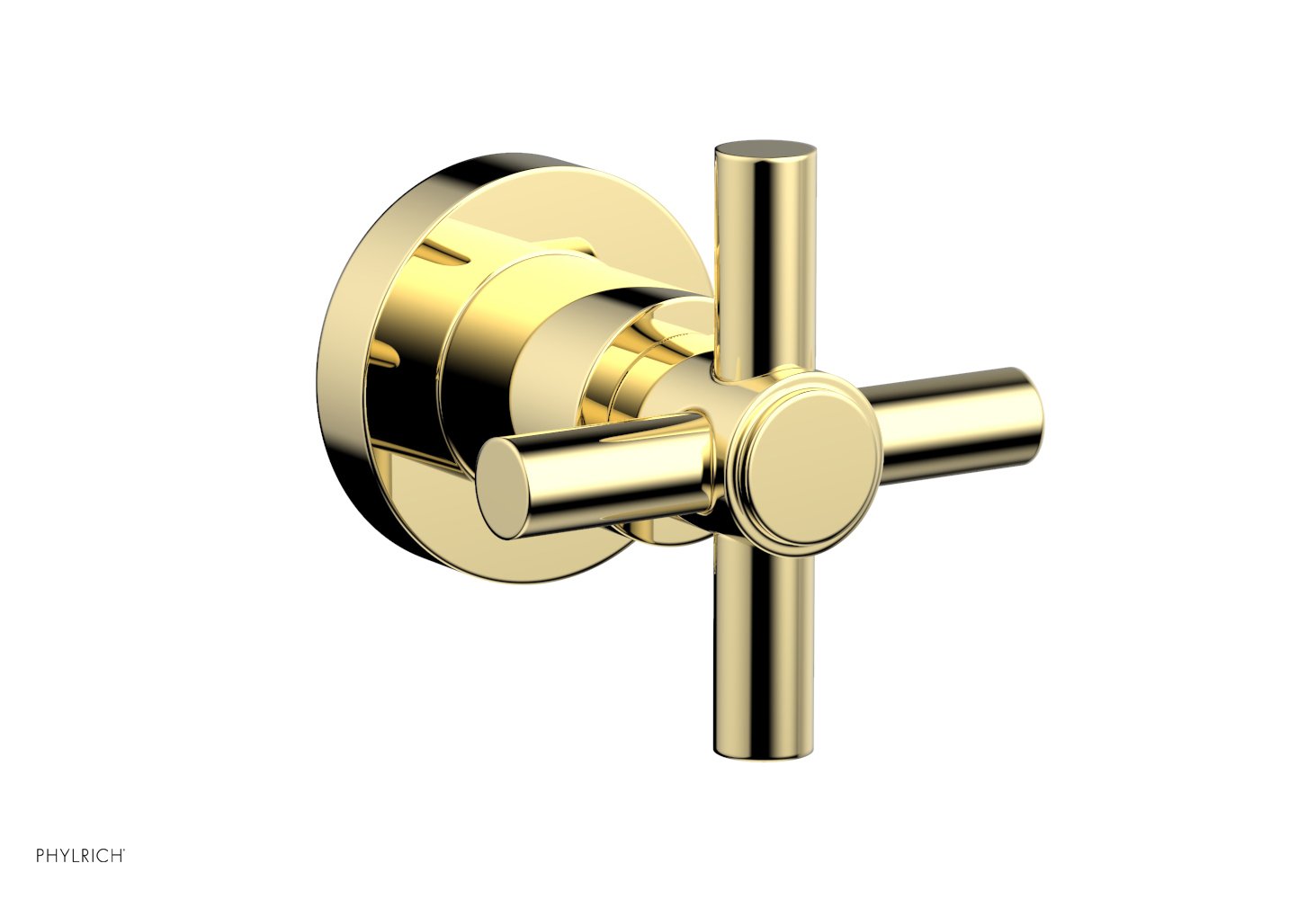 BASIC Volume Control Diverter Trim - Tubular Cross Handle D2PV134A for Bathroom & Shower Faucet Installation | Perfect for Home Renovation & Plumbing Projects