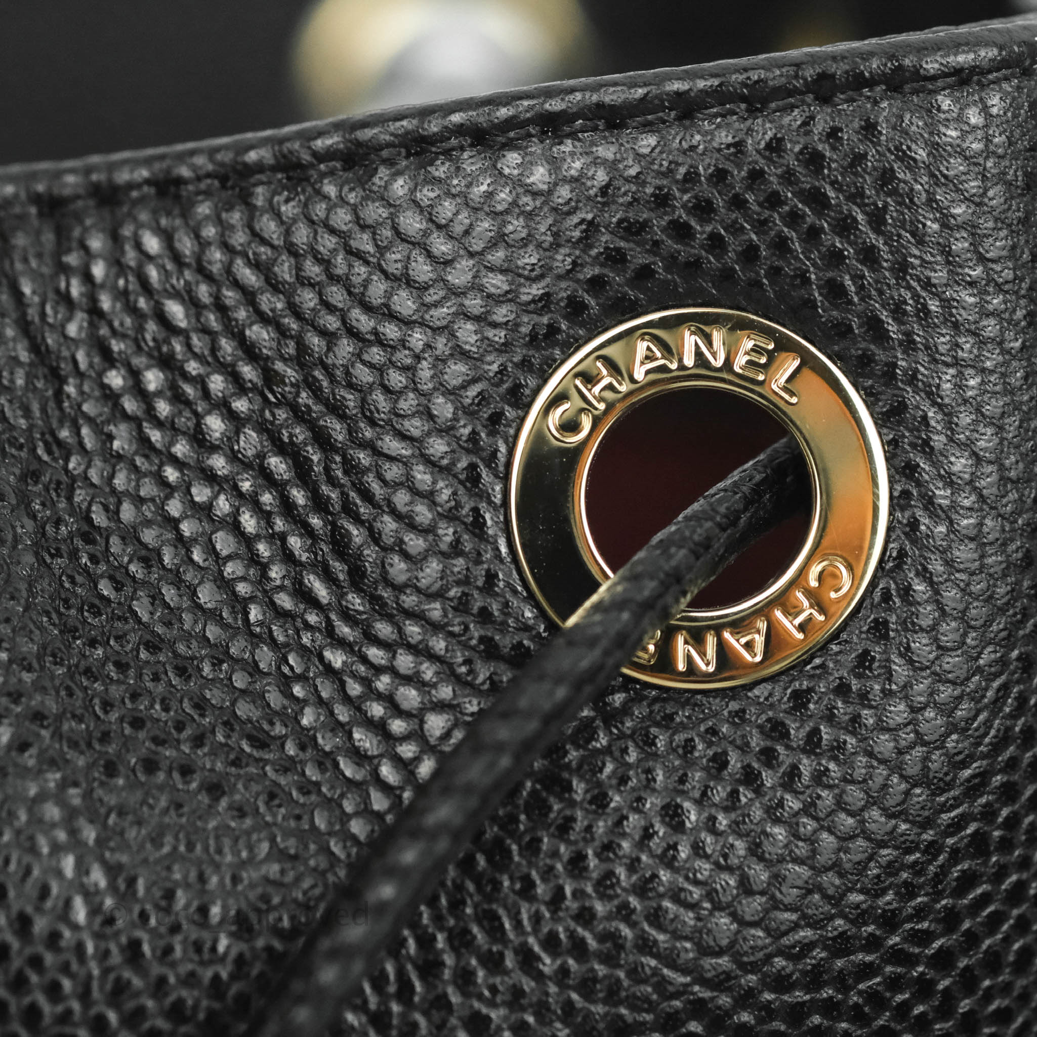 Chanel Business Affinity Drawstring Bucket Bag - Black Caviar Leather with Gold Hardware (21P Collection) | Luxury Crossbody Handbag for Work, Travel & Everyday Use