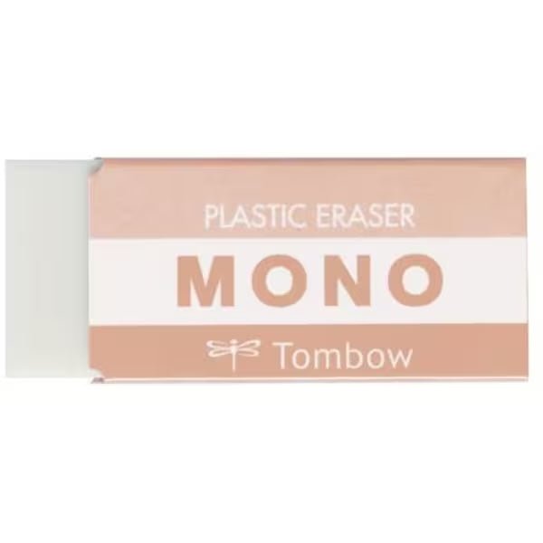 Premium Mono Eraser - Mineral Color by Tombow | High-Quality Drafting & Sketching Tool for Artists, Architects & Designers | Perfect for Pencil, Charcoal & Pastel Artwork