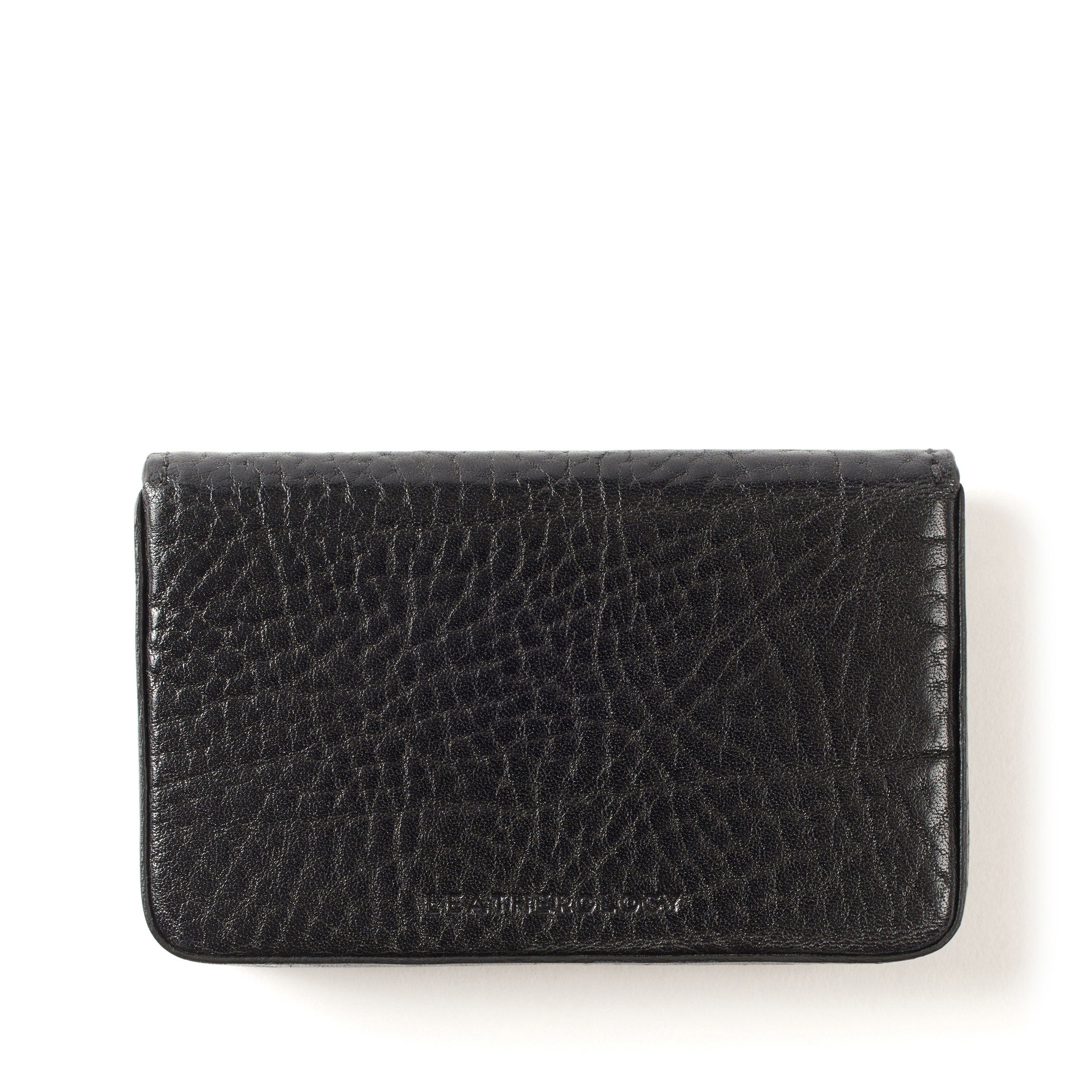 Premium Ebony Wood Business Card Holder - Elegant & Professional Card Case for Networking, Meetings, and Corporate Gifts
