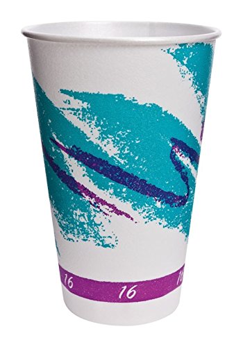Insulated Hot & Cold Foam Cups - 12oz Double Wall Coffee Cups with Lids for Coffee Shops, Bubble Tea, Iced Drinks - Perfect for Home, Office & Cafés