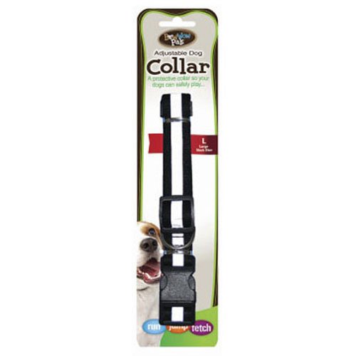 Adjustable Large Dog Collar for Training & Walking - Durable Nylon Pet Collar with Buckle for Medium to Large Dogs - Perfect for Daily Use, Outdoor Adventures & Obedience Training