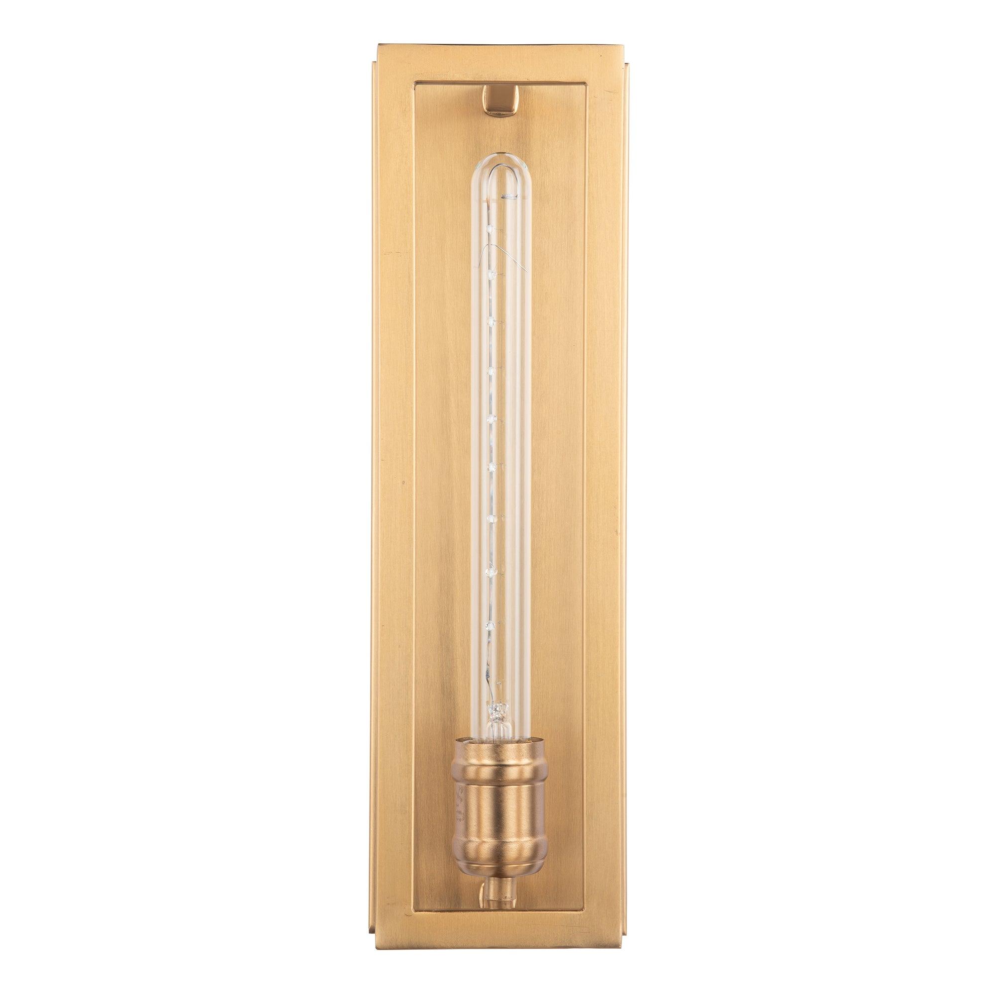 Adelman Gold 1 Light Decorative Dimmable Wall Sconce - Elegant Lighting for Bedroom, Hallway & Living Room